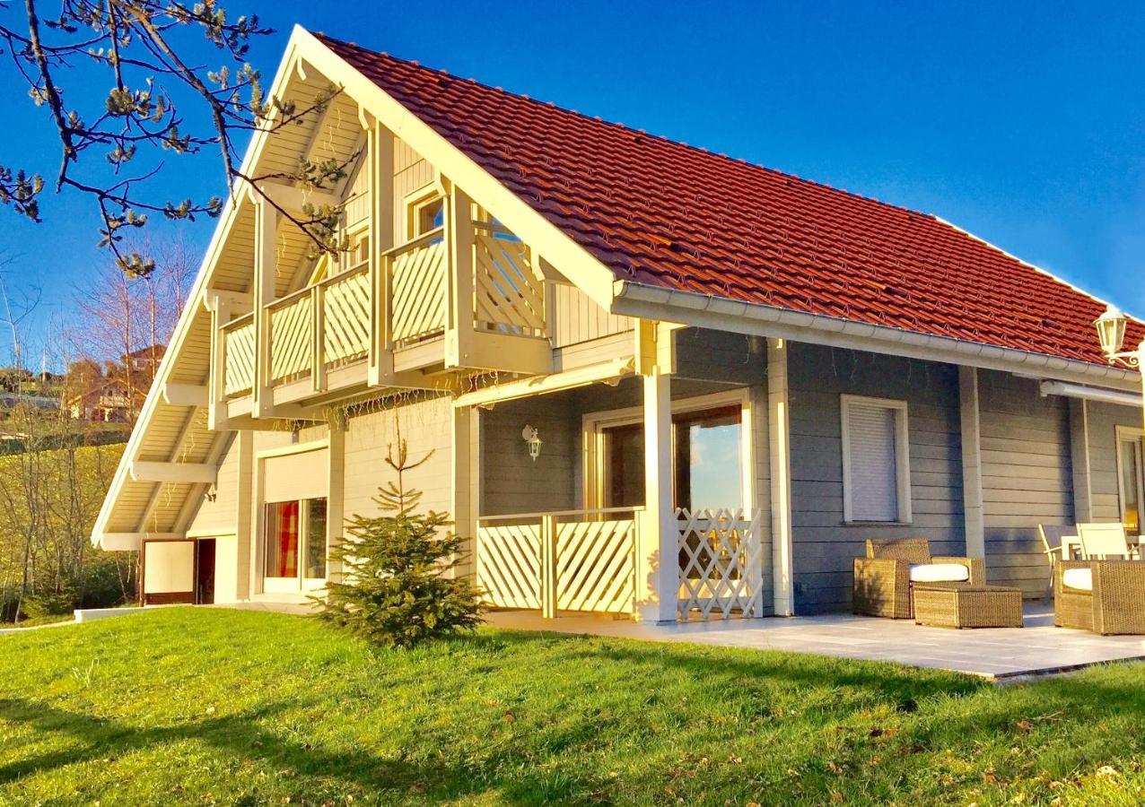 Chalet Le Flocon Bleu - Mauselaine avec vue sur le Lac de Gérardmer Esterno foto